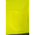 Polo de piqué extragrande de algodão e poliéster 150 g/m2 Velilla cor verde quinta vista