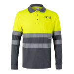 Polo de piqué extragrande de algodão e poliéster 150 g/m2 Velilla vista principal