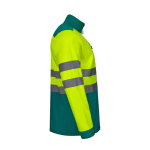 Casaco de trabalho softshell forro polar de poliéster 280 g/m2 Velilla cor verde quarta vista