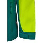 Casaco de trabalho softshell forro polar de poliéster 280 g/m2 Velilla cor verde sétima vista