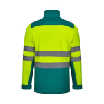 Casaco de trabalho softshell forro polar de poliéster 280 g/m2 Velilla cor verde