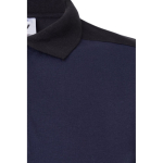 Polo de trabalho piqué unissexo manga curta poliéster 200 g/m2 Velilla cor azul quinta vista