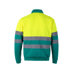 Jersey de trabalho polar, bicolor, de poliéster 300 g/m2 cor amarelo