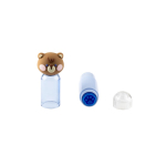 Conjunto de 3 canetas coloridas de animais com carimbo para crianças cor natural sexta vista