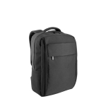Mochila acolchoada de poliéster reciclado para portátil de 15,6” cor cinzento-escuro