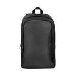 Mochila de poliéster reciclado hidrorrepelente para portátil 17,3” cor preto primeira vista
