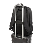 Mochila de poliéster reciclado hidrorrepelente para portátil 17,3” cor preto quinta vista