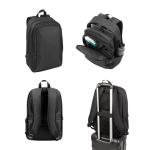 Mochila de poliéster reciclado hidrorrepelente para portátil 17,3'' varias cores