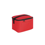 Saco térmico de poliéster reciclado com alça ajustável 7 L cor vermelho