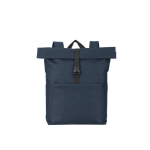 Mochila multiusos com fecho enrolável para portátil 17,3” cor azul primeira vista