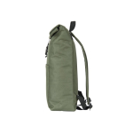 Mochila multiusos com fecho enrolável para portátil 17,3” cor verde-escuro terceira vista