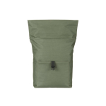 Mochila multiusos com fecho enrolável para portátil 17,3” cor verde-escuro quarta vista