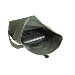 Mochila multiusos com fecho enrolável para portátil 17,3” cor verde-escuro quinta vista