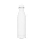 Garrafa térmica de aço inoxidável com tampa antifugas 520 ml cor branco