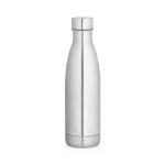 Garrafa térmica de aço inoxidável com tampa antifugas 520 ml cor prateado mate