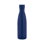 Garrafa térmica de aço inoxidável com tampa antifugas 520 ml cor azul-marinho