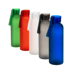Garrafa de rPET com acabamento mate e tampa antifugas 600 ml