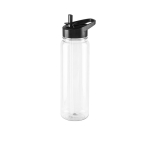 Garrafa desportiva de rPET com acabamento translúcido brilhante 750 ml cor transparente primeira vista