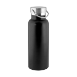 Garrafa de aço inoxidável parcialmente reciclado de 810 ml cor preto