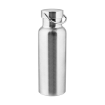 Garrafa de aço inoxidável parcialmente reciclado de 810 ml cor prateado mate