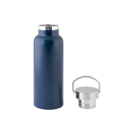 Garrafa de aço inoxidável parcialmente reciclado de 810 ml cor azul-marinho segunda vista