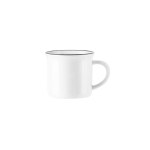 Caneca de cerâmica ideal para sublimação com capacidade 280 ml cor branco primeira vista
