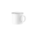 Caneca de cerâmica ideal para sublimação com capacidade 280 ml cor branco