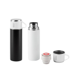 Garrafa de aço inoxidável de parede dupla com acabamento mate 490 ml varias cores