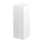 Garrafa de parede dupla de aço inoxidável ideal para sublimação 1 L cor branco na caixa
