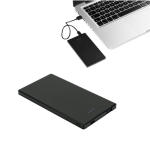 Powerbank fino e resistente de aço inoxidável 5000 mAh varias cores