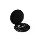 Cabo de carga ultrarrápida com set de adaptadores de ABS reciclado