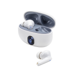 Auriculares sem fios de ABS reciclado com 4 horas de autonomia cor branco segunda vista