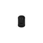 Adaptador para isqueiro ultrarrápido com duas portas USB cor preto segunda vista