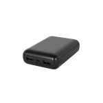 Powerbank ecológico com indicador de carga 10 000 mAh cor preto