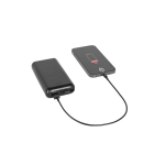 Powerbank ecológico com indicador de carga 20 000 mAh cor preto segunda vista