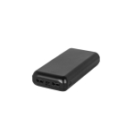 Powerbank ecológico com indicador de carga 20 000 mAh cor preto