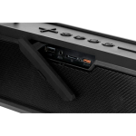 Colunas portáteis com ligação BT 5.0 com equalizador 16 W cor preto sexta vista