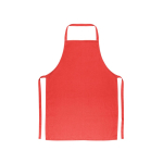 Avental de sarja de algodão ideal para cozinhar 180 g/m2 cor vermelho primeira vista