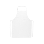 Avental de sarja de algodão ideal para cozinhar 180 g/m2 cor branco primeira vista
