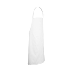 Avental de sarja de algodão ideal para cozinhar 180 g/m2 cor branco