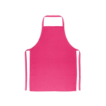 Avental de sarja de algodão ideal para cozinhar 180 g/m2 cor cor-de-rosa primeira vista