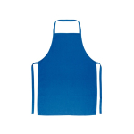 Avental de sarja de algodão ideal para cozinhar 180 g/m2 cor azul real primeira vista