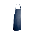 Avental de sarja de algodão ideal para cozinhar 180 g/m2 cor azul-marinho