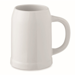Caneca de cerveja para sublimação com capacidade de 500 ml cor branco