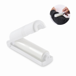 Rolo de limpeza adesivo em estojo branco reutilizável cor branco