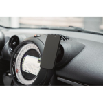Suporte de telemóvel magnético para o carro com rotação de 360º cor preto vista conjunto