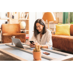 Carregador sem fios magnético de carga rápida e powerbank de 15 W segunda vista conjunto