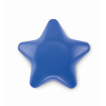 Anti-stress clássico em forma de estrela em diferentes cores cor azul segunda vista