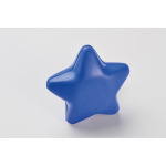 Anti-stress clássico em forma de estrela em diferentes cores cor azul vista fotografia terceira vista