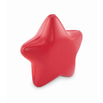 Anti-stress clássico em forma de estrela em diferentes cores cor vermelho